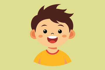 Vector illustration of kids expressions 