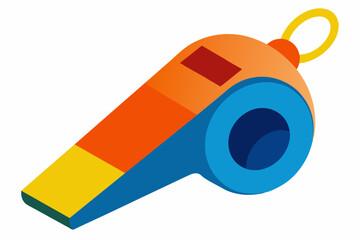 Whistle vector design illustration on white background
