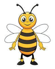 bee cartoon character design