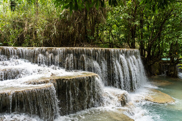 Obraz premium culture and Nature Travel Laos, highlights in Luang Prabang Province