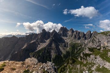 landscape in the mountains Cadini di misurina
