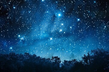 Naklejka premium Night Sky Star.