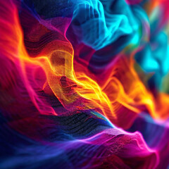 Showcasing a grainy gradient background, this banner poster presents a harmonious transition of colors, a celestial light glow, and a deliberate noise texture overlay. The result is a stunning design 