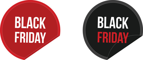Black Friday design with trendy colour