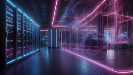 Digitales Delirium: Datenzentrum in Aktion