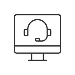 Online Call Center Icon