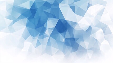 Obraz premium Abstract background with blue and white polygonal shapes, vector, Polygon mesh, blue, light grey, triangles