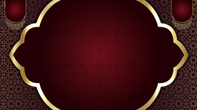 animated luxury islamic Arabic background Loop Animation