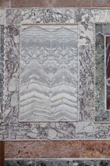 Detail of a marble wallpaper