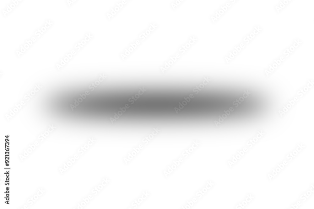 Fototapete blurred round shadow on transparent background. png shadow drop. luxury decoration design elements. 