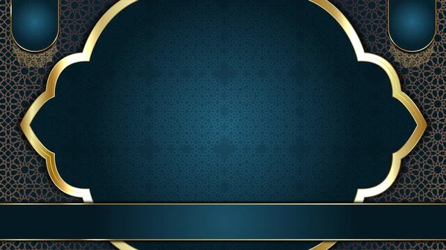 animated luxury islamic Arabic background Loop Animation