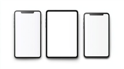 Blank Mobile Devices Mockup