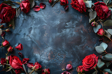 3d rendering, mexican day of the death tradition background with sugar skulls, cempasuchilt marigold flower and candles frame. Copy space for text or design. day of death concept banner template.