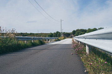 road in the countryside