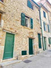 Green Doors in Cannes, France