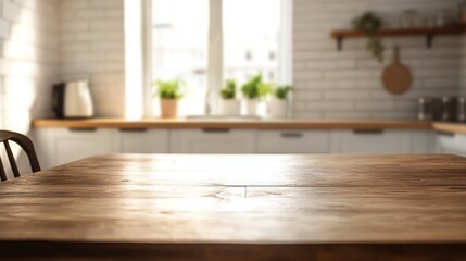 Cozy Kitchen Table with Natural Light