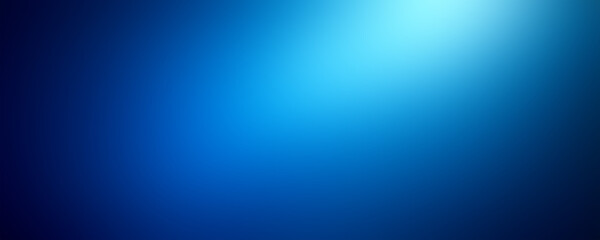 Fototapeta premium Abstract blue gradient background with blurred light and shadow, minimalist style.