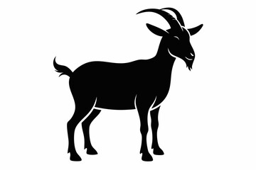 goat black  silhouette