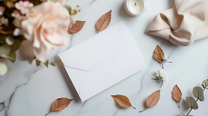 A versatile and customizable image featuring a blank white card surrounded by autumn leaves. perfect for planners, calendars, and other printed materials.
