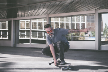 Skater riding a skateboard © Marko Rupena