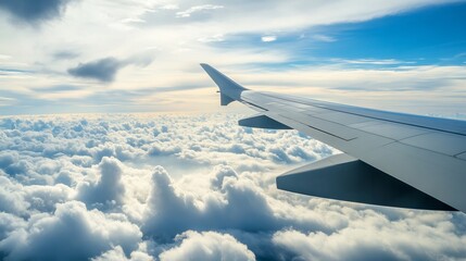 Obraz premium Aerial View Above the Clouds