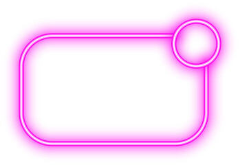 Neon Frame Pink Quota Box