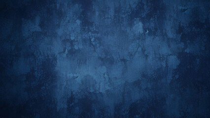 Obraz premium abstract blue background with teal black vintage grunge background texture design with elegant antique paint on wall illustration for luxury paper, or web background templates, old background paint 