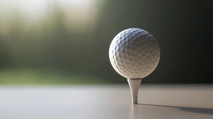 Golf Ball on Tee