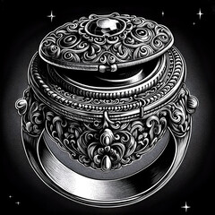 Victorian Poison Ring