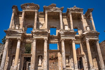 Library of Celsus, located in Western Turkey with a Repository of over 12,000 scrolls and one of...