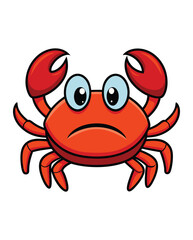 A crab cartoon illustration