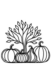 Pumpkins SVG, Tree SVG, Fall SVG, Autumn SVG, Halloween SVG, Old Truck with pumpkins SVG, Vegetables SVG, Pumpkins Silhouette, Pumpkins Design, Cut file for Cricut SVG, JPG, PNG