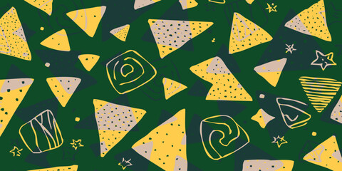 Abstract pattern. Illustration for printing on wall decorations. For use in graphics.