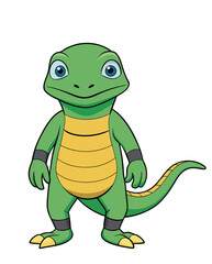 Lizard cartoon character illustration