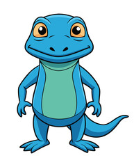 Lizard cartoon character illustration