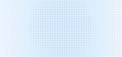 Graph square background, grid paper, notebook pattern, school sheet page, math note, education line texture. Abstract blue wallpaper. Geometric transparent template. Checkered vector illustration