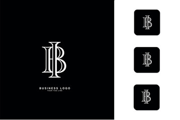 BI, IB, B, I, Abstract Letters Logo Monogram