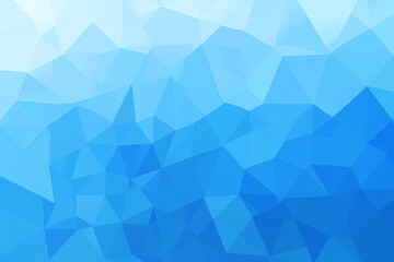 青の背景、シンプル、ポリゴン、ビジネス