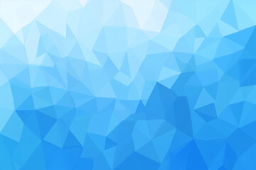 青の背景、シンプル、ポリゴン、ビジネス