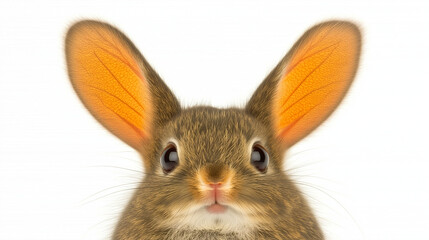 Obraz premium rabbit on white background