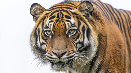 white tiger portrait