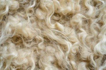 Fototapeta premium This mohair texture background is characterized by its luxurious, silky fibers, creating a warm, fluffy surface with a subtle shine and delicate softness