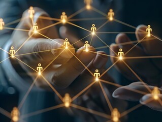 A business leader building relationships with local influencers and key opinion leaders