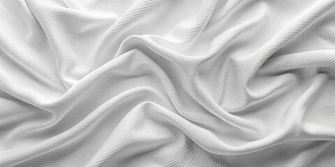 Naklejka premium White textured fabric background, texture, white, fabric, cloth, backdrop, material, elegant, soft, smooth, delicate, clean