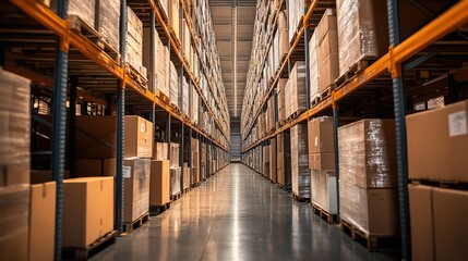 Fototapeta premium Supply Chain Optimization