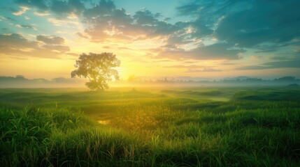 Free good morning scene wallpaper background photo