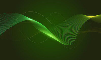 excellent green wave backdrop