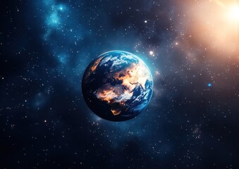 Obraz premium Earth in Space