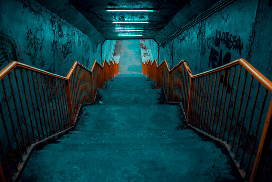 underground stairs