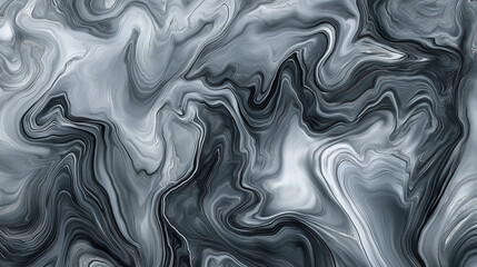 Fototapeta premium Monochromatic gray marbled paper background